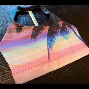 VSX Palm Tree Sports Bra Medium